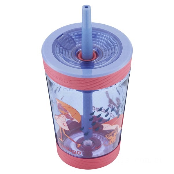 Contigo Spill-Proof Kids Plastic Tumbler with Straw, 14 oz., Gummy